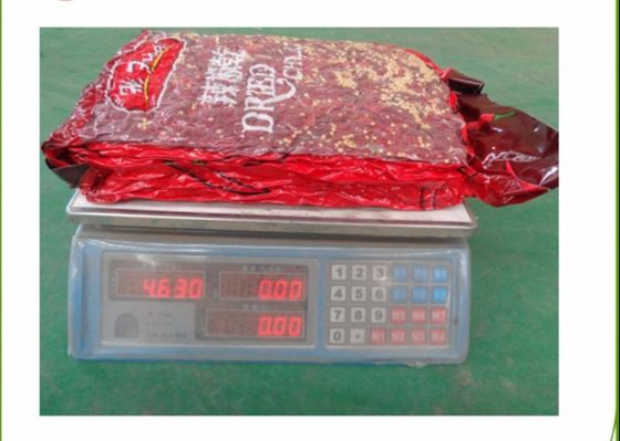 HACCP 천진 붉은 고추 카이엔 말린 고추 꼬투리 12% 수분